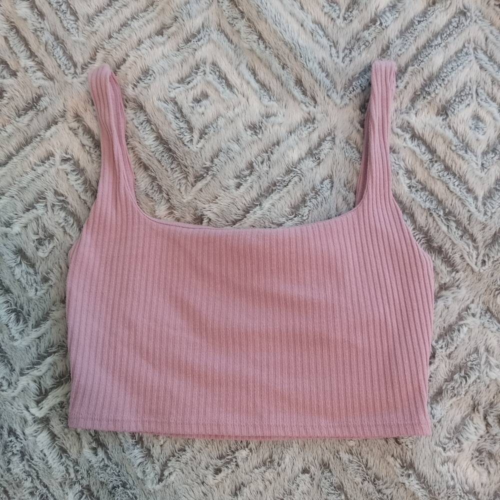 Forever 21 Pink Crop Top/Sports Bra
